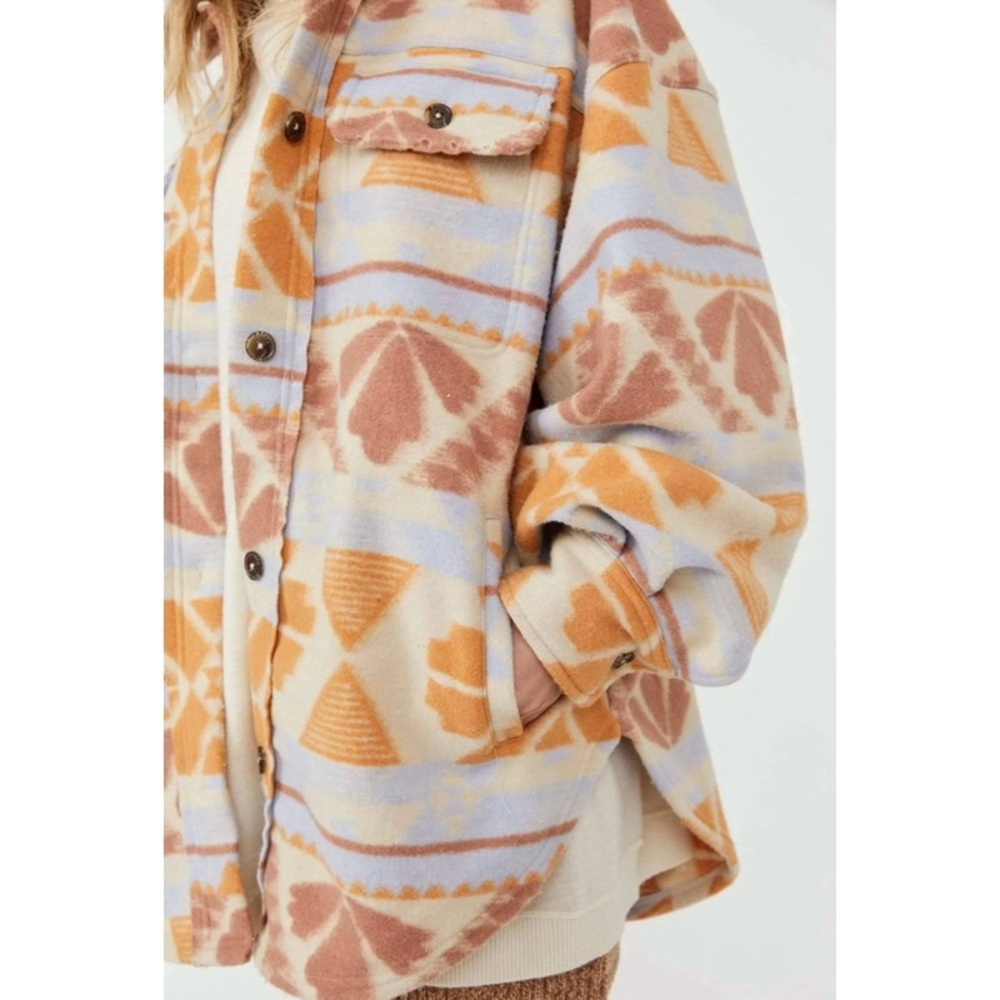 FREE PEOPLE RUBY PRINTED JACKET - Picture 2 of 5